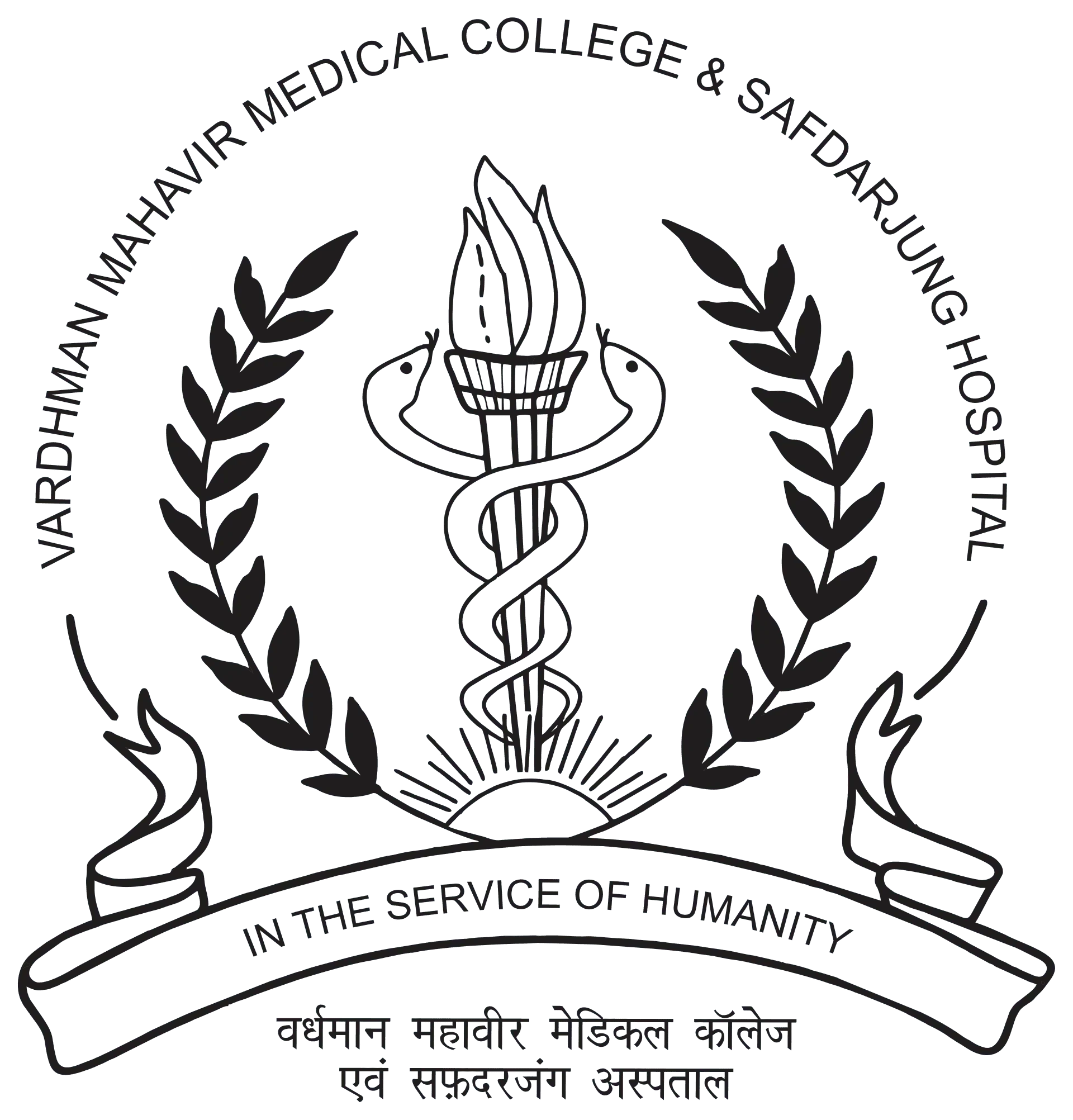 Safdarjung Hospital logo