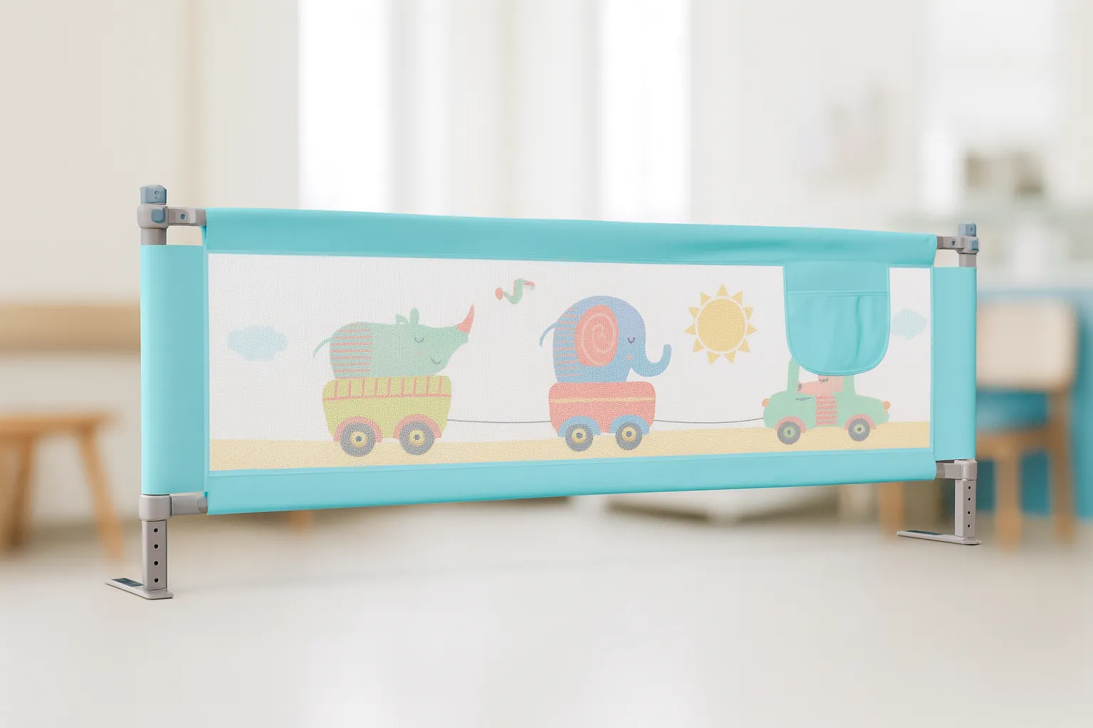 LuvLap Comfy Baby Bed Rail Guard (180 cm x 72 cm)