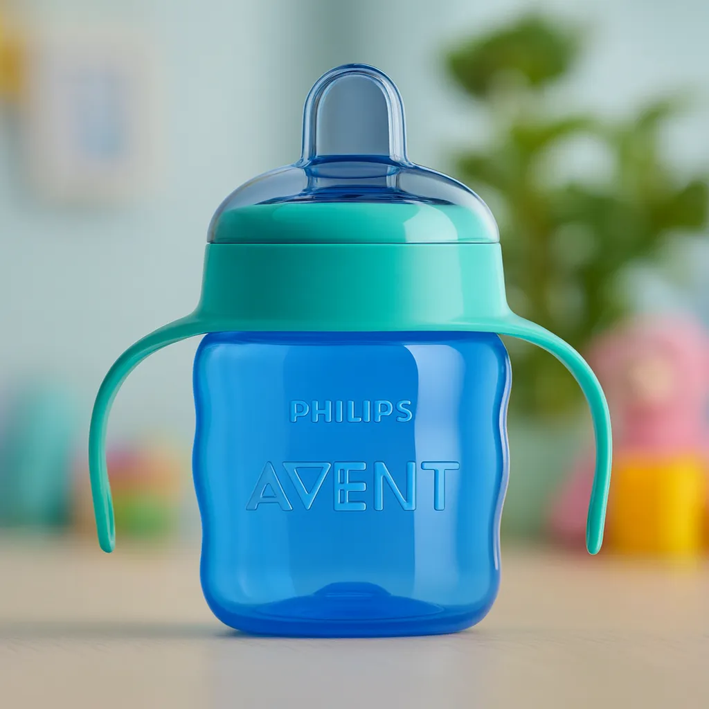 Philips Avent Classic Soft Polypropylene Spout Cup (Green/Blue, 200ml)